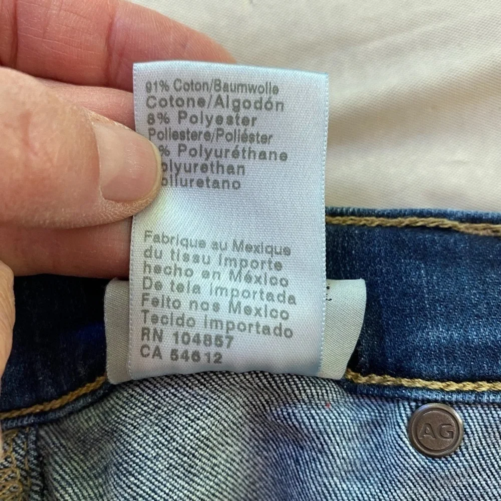 AG Adriano Goldschmied Maternity Prima Cigarette Leg Dark Wash Jeans Size 26